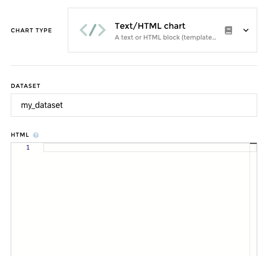 html chart